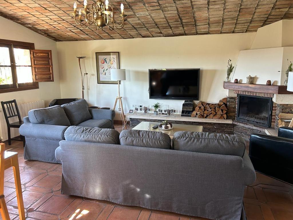 Casa Rural Cupiana Piscina privada Málaga Exterior foto