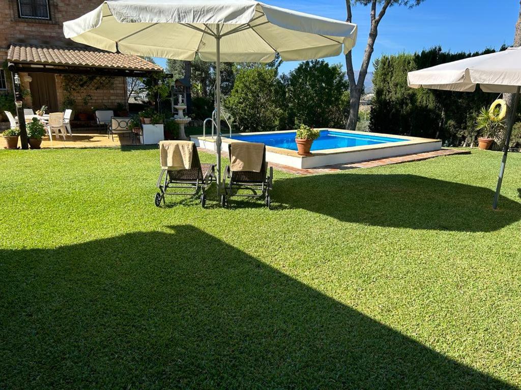 Casa Rural Cupiana Piscina privada Málaga Exterior foto